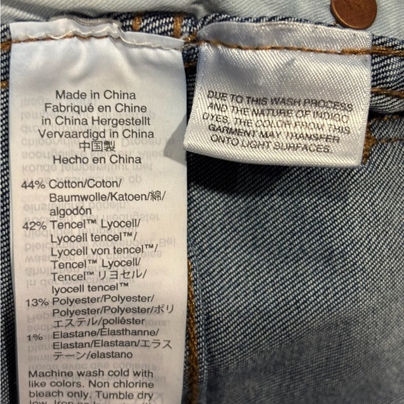 Madewell Stovepipe High Rise Blue Jeans Timeless Fit - Picture 10 of 10